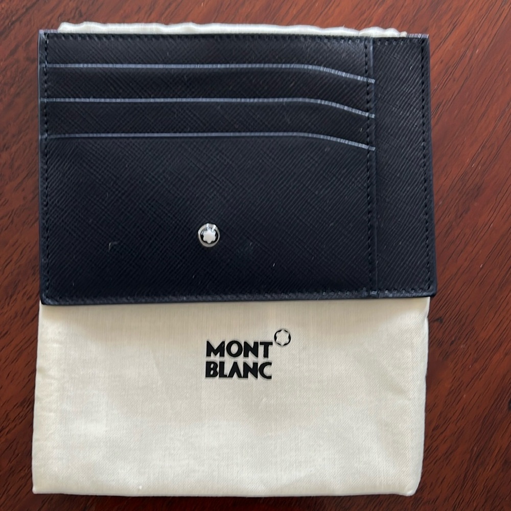 Brand new, unused Mont Blanc Card Case.